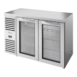 True TBR52-RISZ1-L-S-GG-1 - Back Bar Cooler, two-section, 52